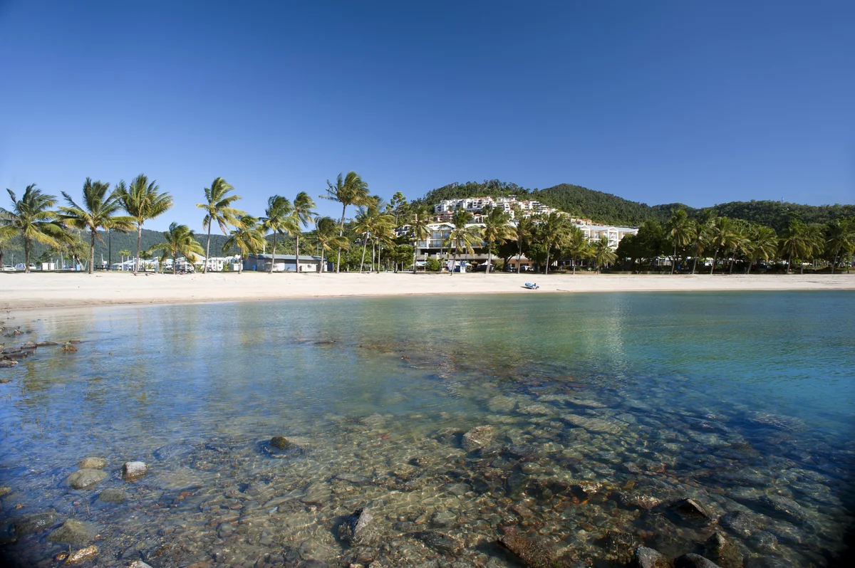View of Airlie Beach - a perfect place to relax and enjoy your jacuzzi