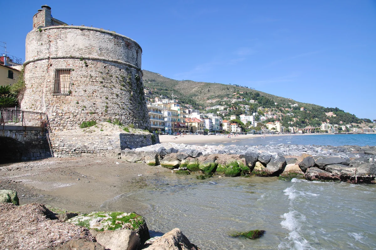 View of Alassio - a perfect place to relax and enjoy your jacuzzi