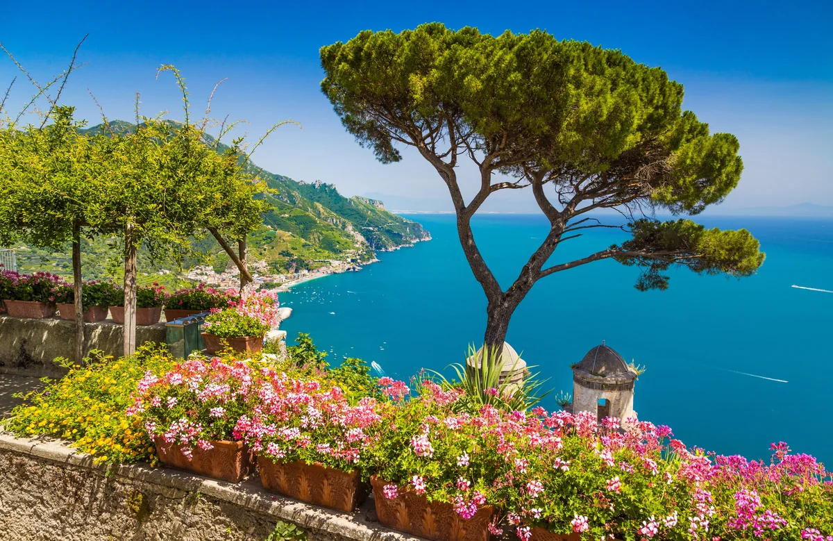 View of Amalfi - a perfect place to relax and enjoy your jacuzzi