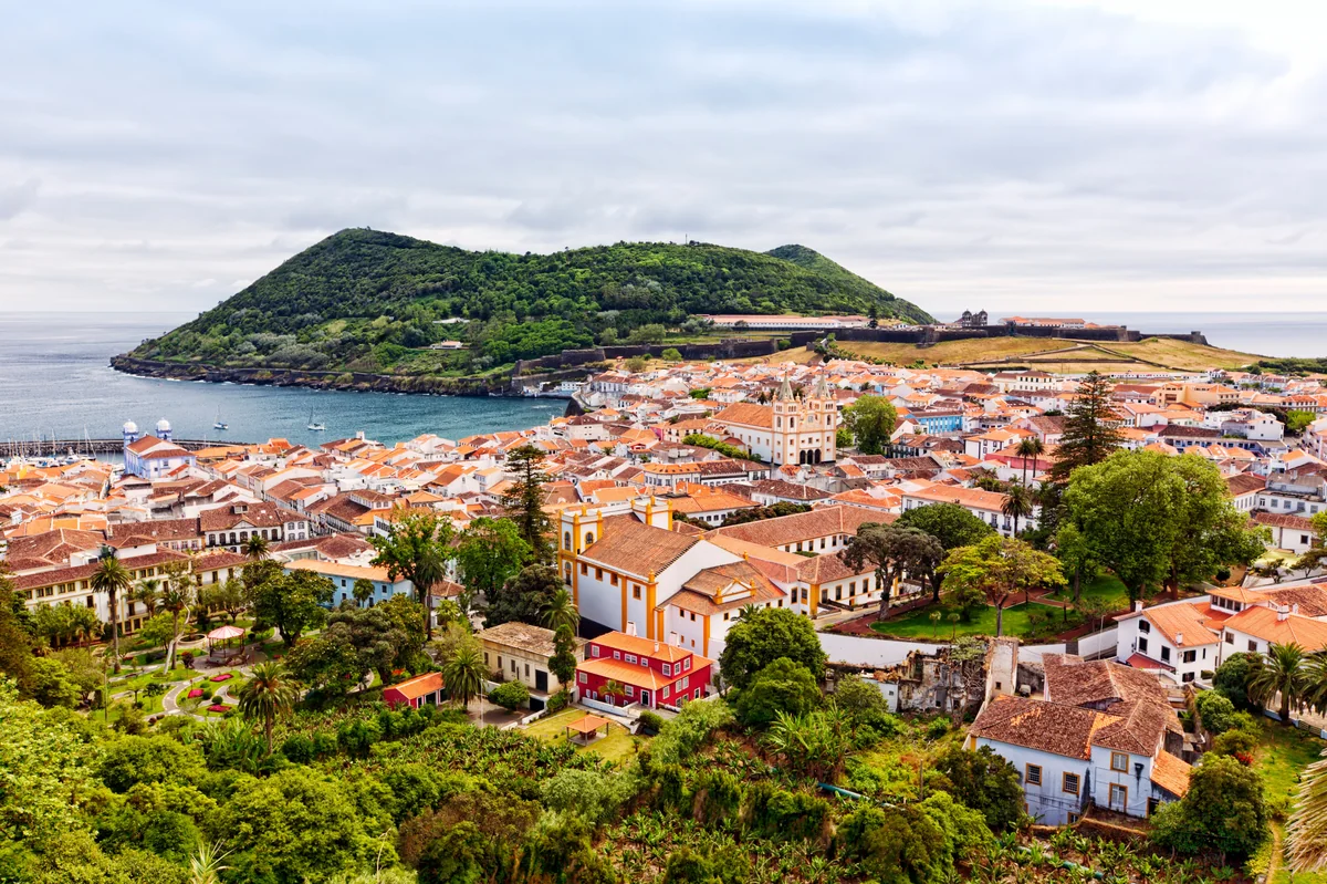 View of Angra do Heroismo - a perfect place to relax and enjoy your jacuzzi