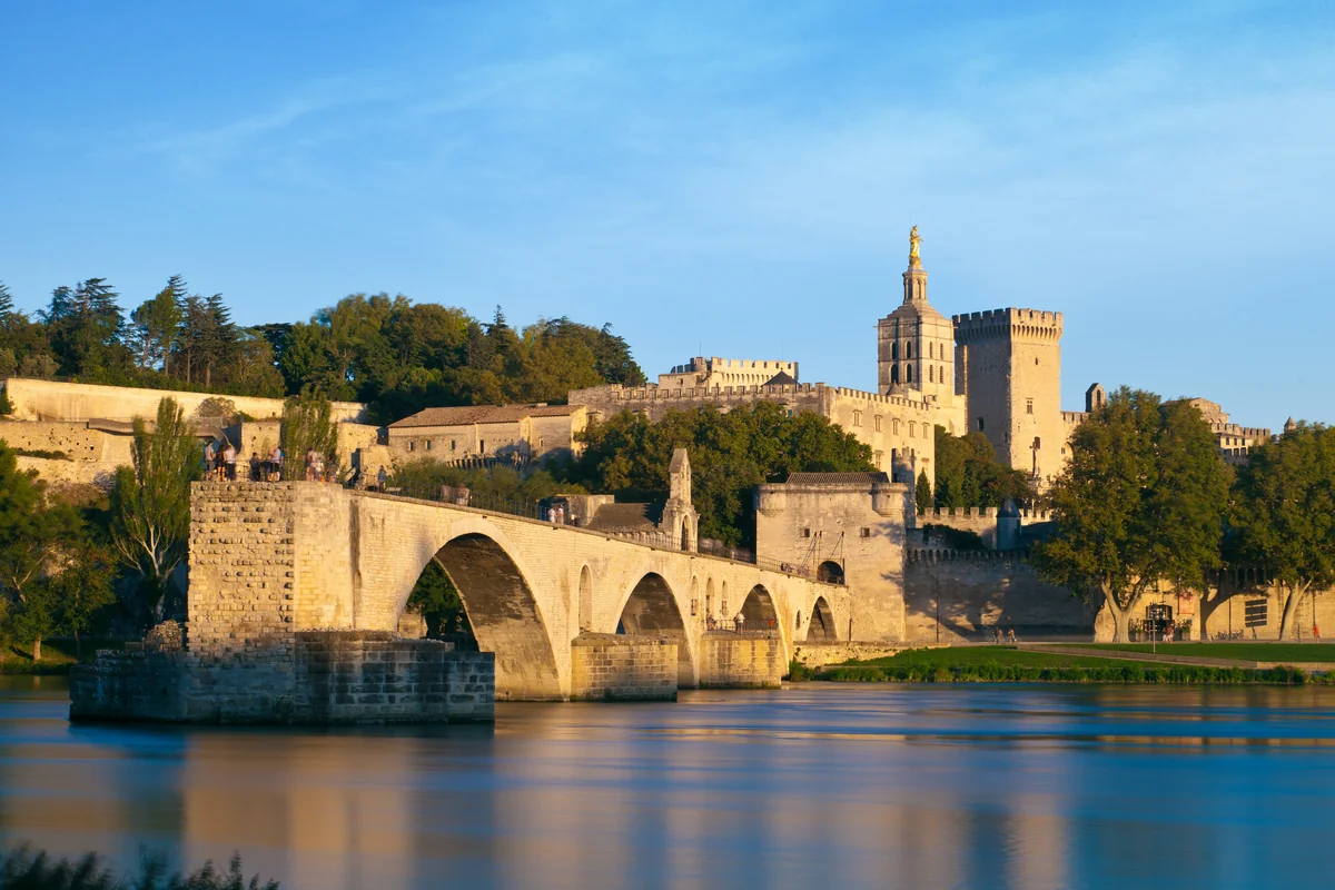 View of Avignon - a perfect place to relax and enjoy your jacuzzi