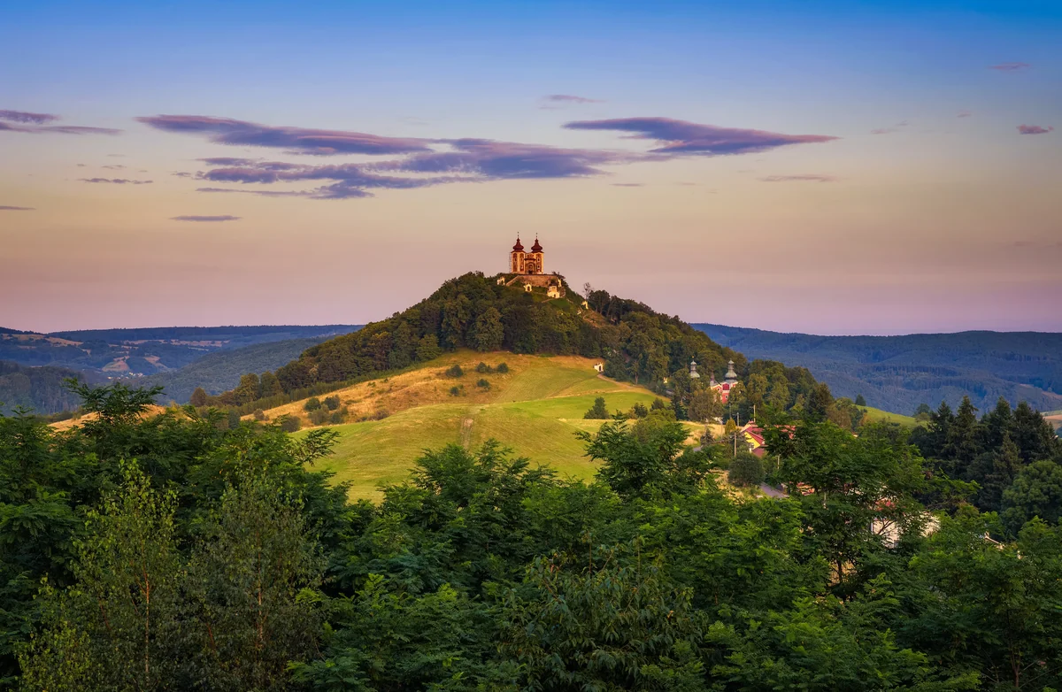 View of Banská Štiavnica - a perfect place to relax and enjoy your jacuzzi