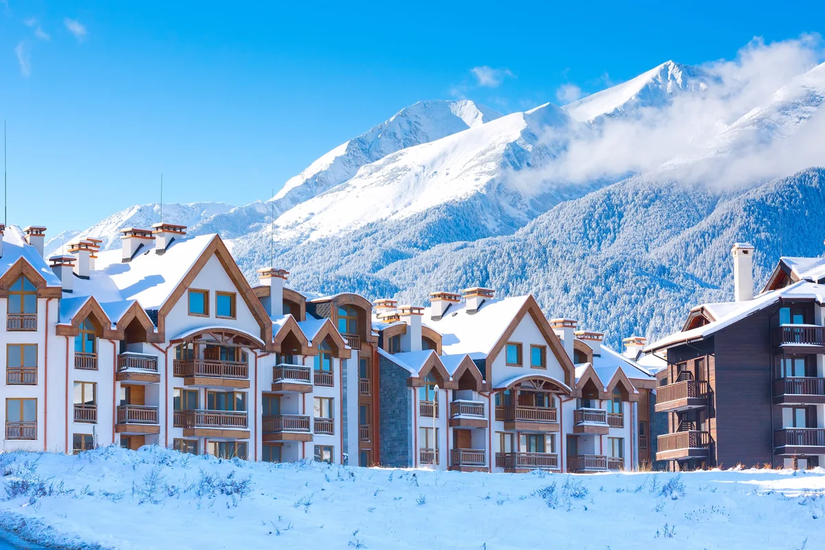 View of Bansko - a perfect place to relax and enjoy your jacuzzi