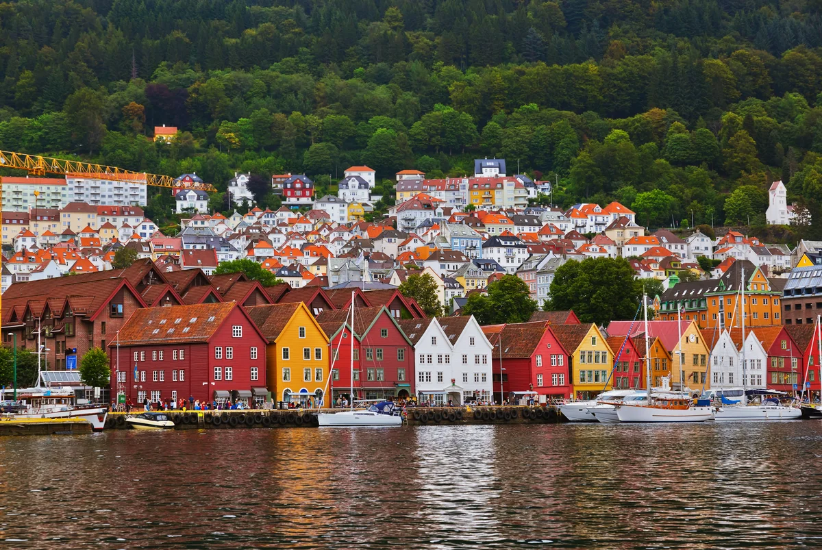 View of Bergen - a perfect place to relax and enjoy your jacuzzi
