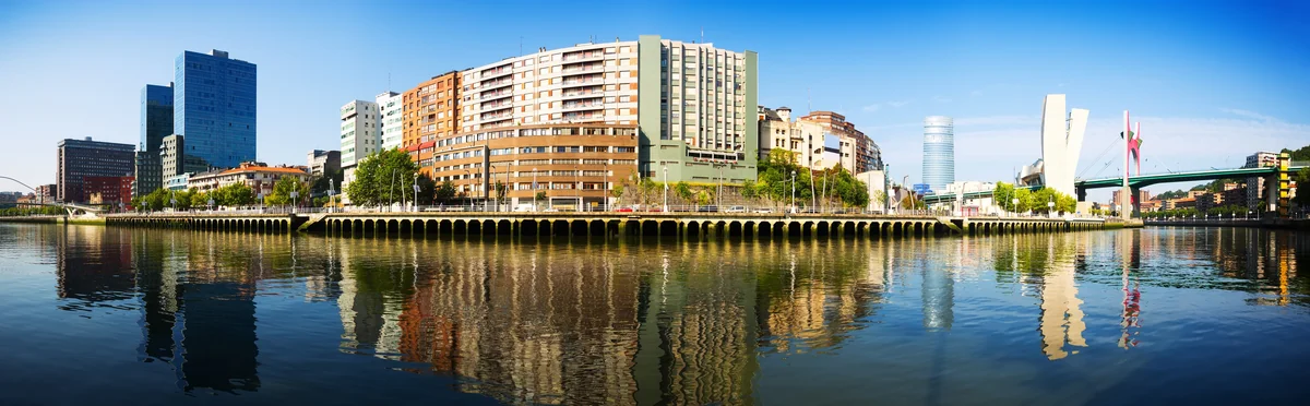 View of Bilbao - a perfect place to relax and enjoy your jacuzzi