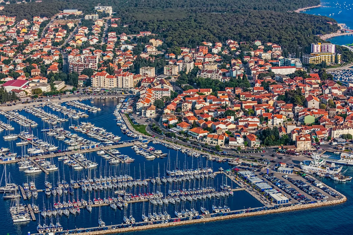 View of Biograd na Moru - a perfect place to relax and enjoy your jacuzzi