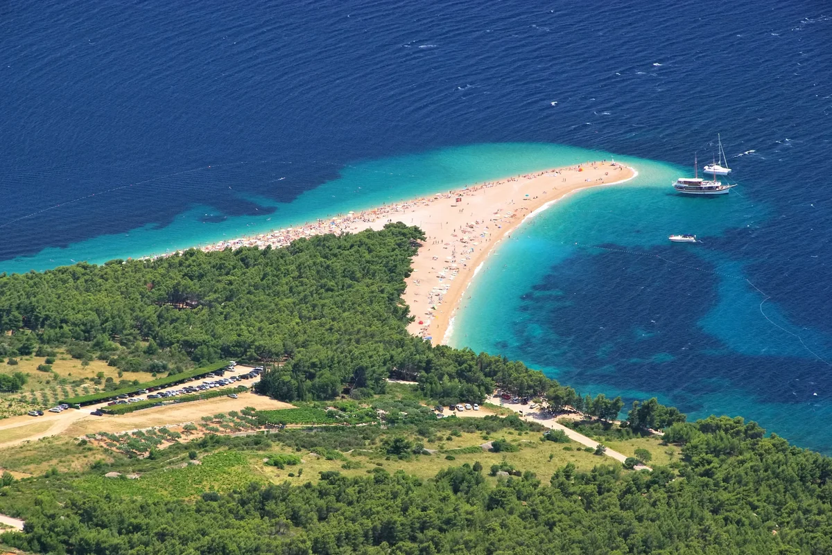 View of Bol - a perfect place to relax and enjoy your jacuzzi