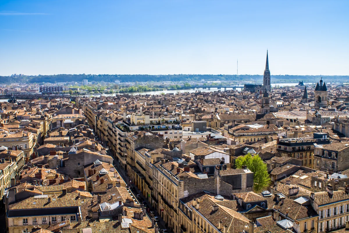 View of Bordeaux - a perfect place to relax and enjoy your jacuzzi
