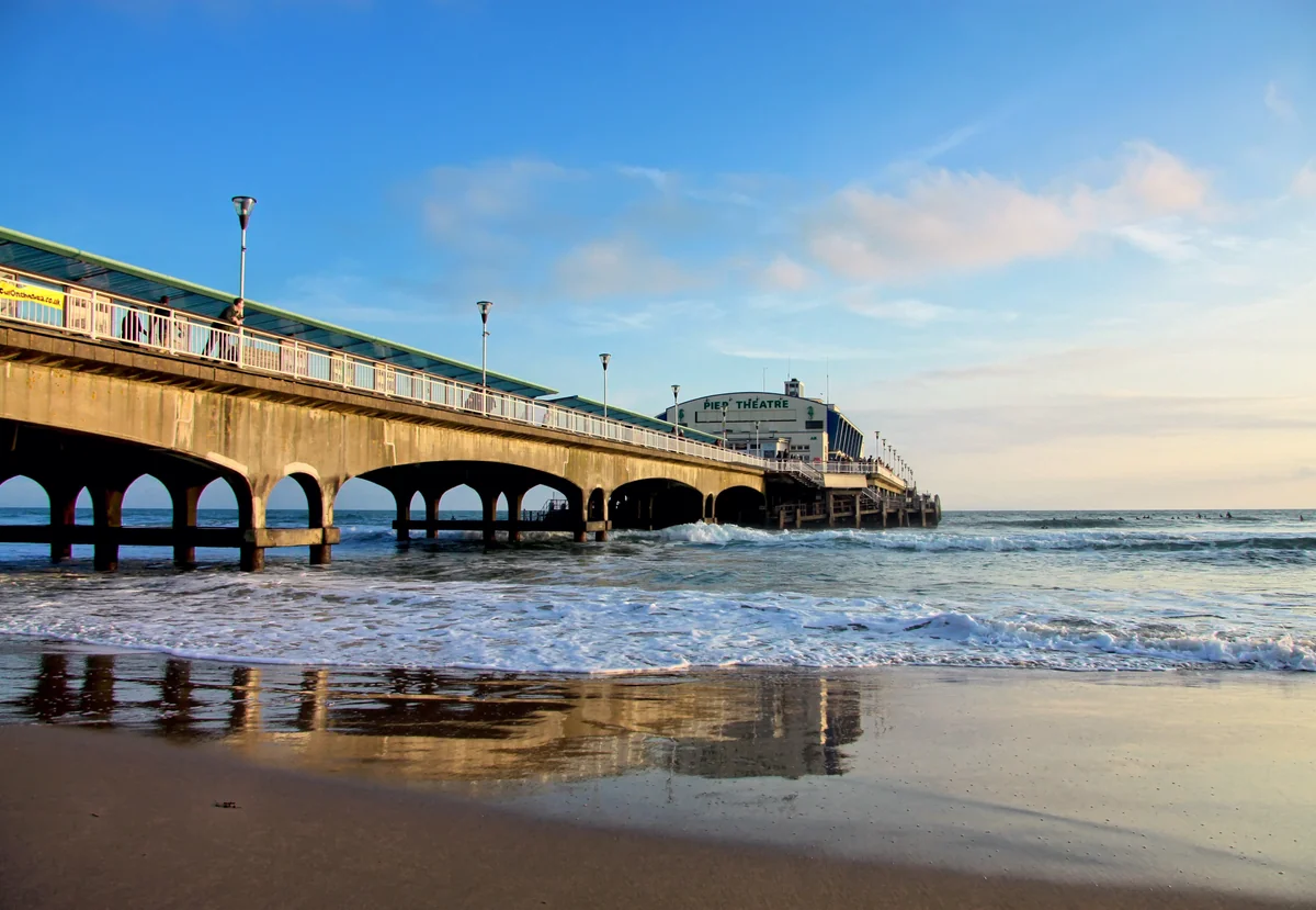View of Bournemouth - a perfect place to relax and enjoy your jacuzzi