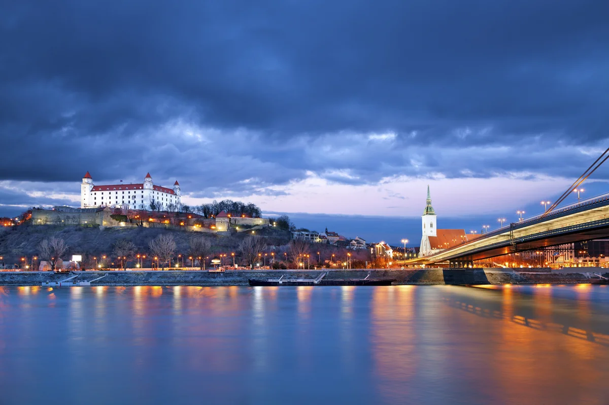 View of Bratislava - a perfect place to relax and enjoy your jacuzzi