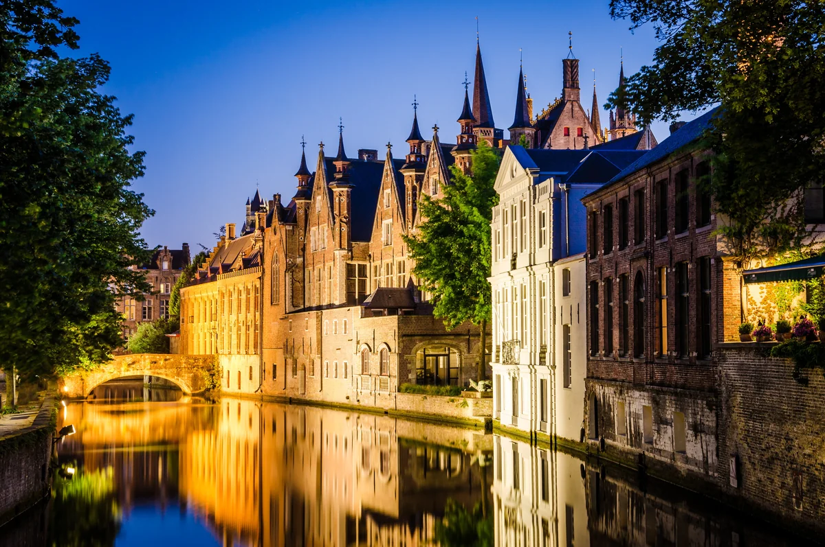 View of Bruges - a perfect place to relax and enjoy your jacuzzi