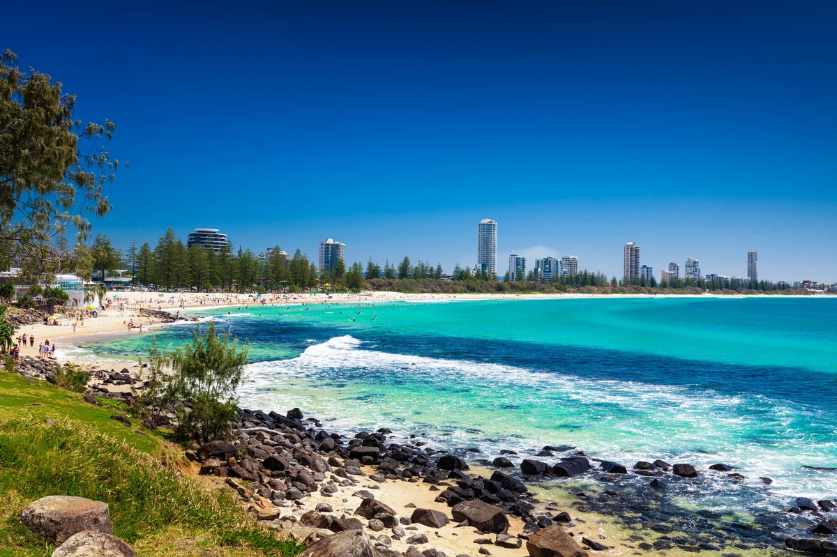 View of Burleigh Heads - a perfect place to relax and enjoy your jacuzzi
