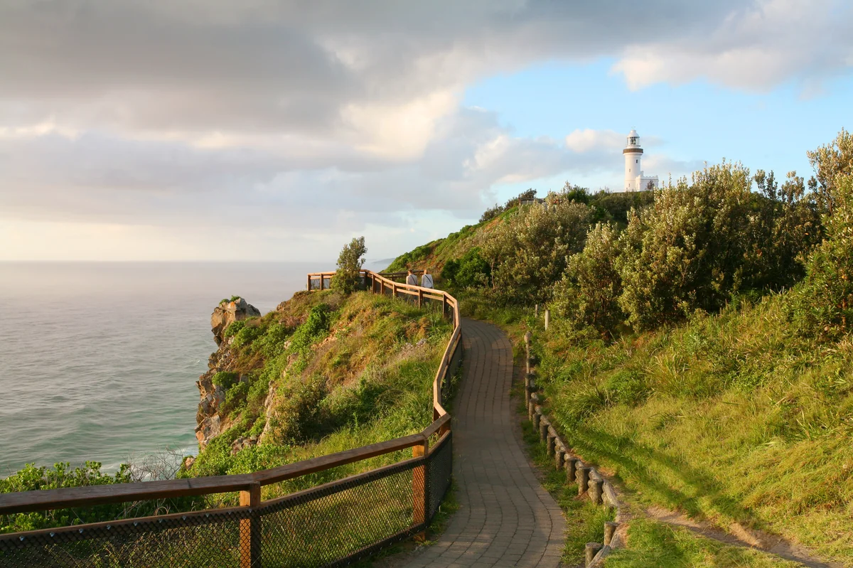 View of Byron Bay - a perfect place to relax and enjoy your jacuzzi
