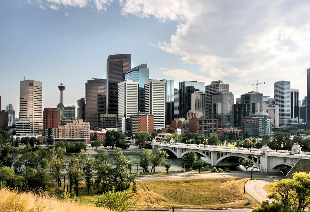 View of Calgary - a perfect place to relax and enjoy your jacuzzi