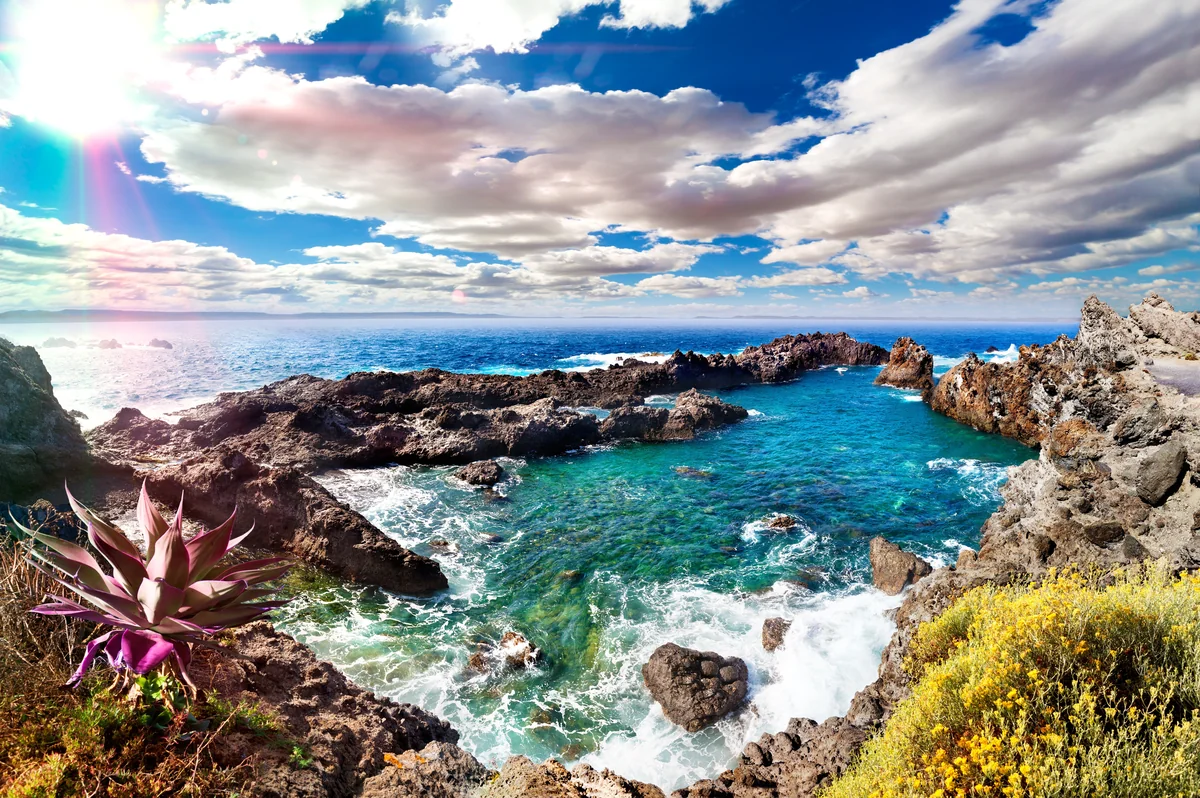 View of Canary Islands - a perfect place to relax and enjoy your jacuzzi