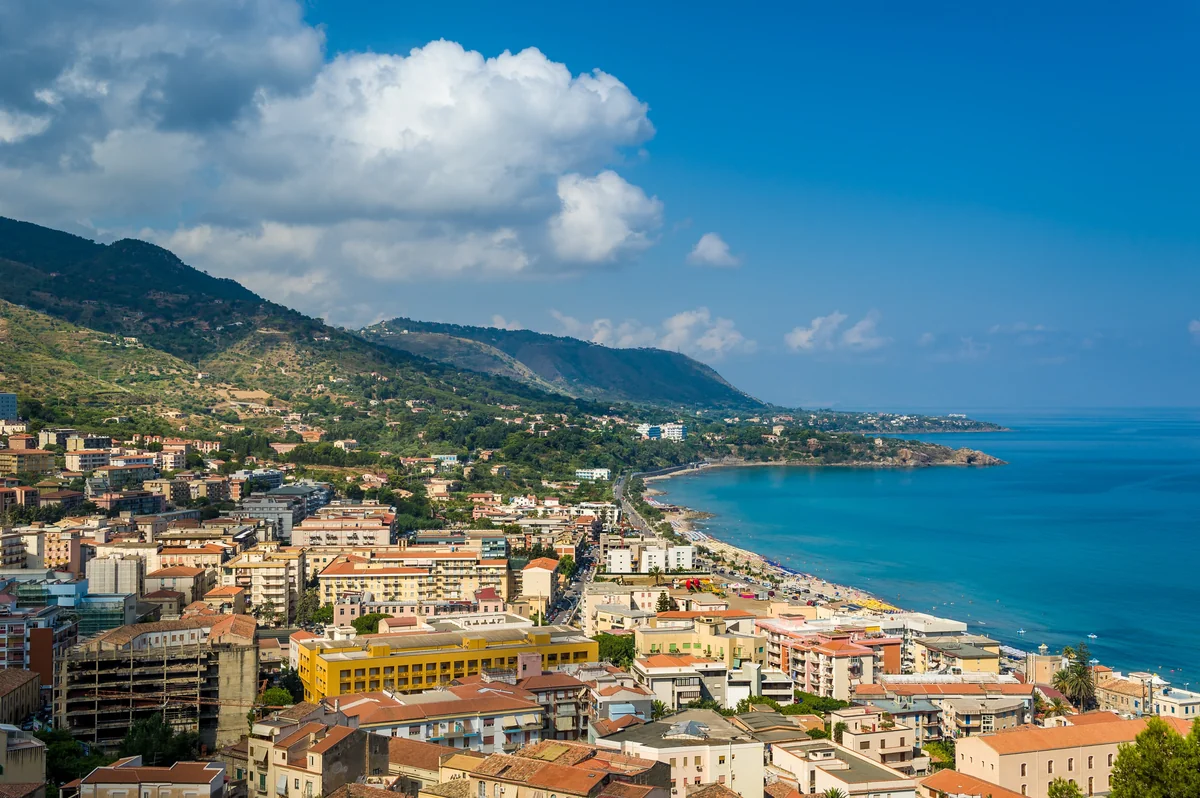 View of Cefalu - a perfect place to relax and enjoy your jacuzzi