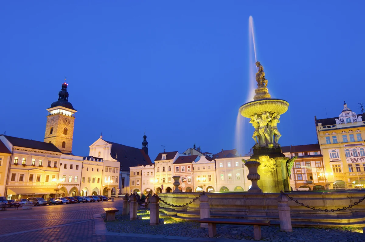 View of České Budějovice - a perfect place to relax and enjoy your jacuzzi