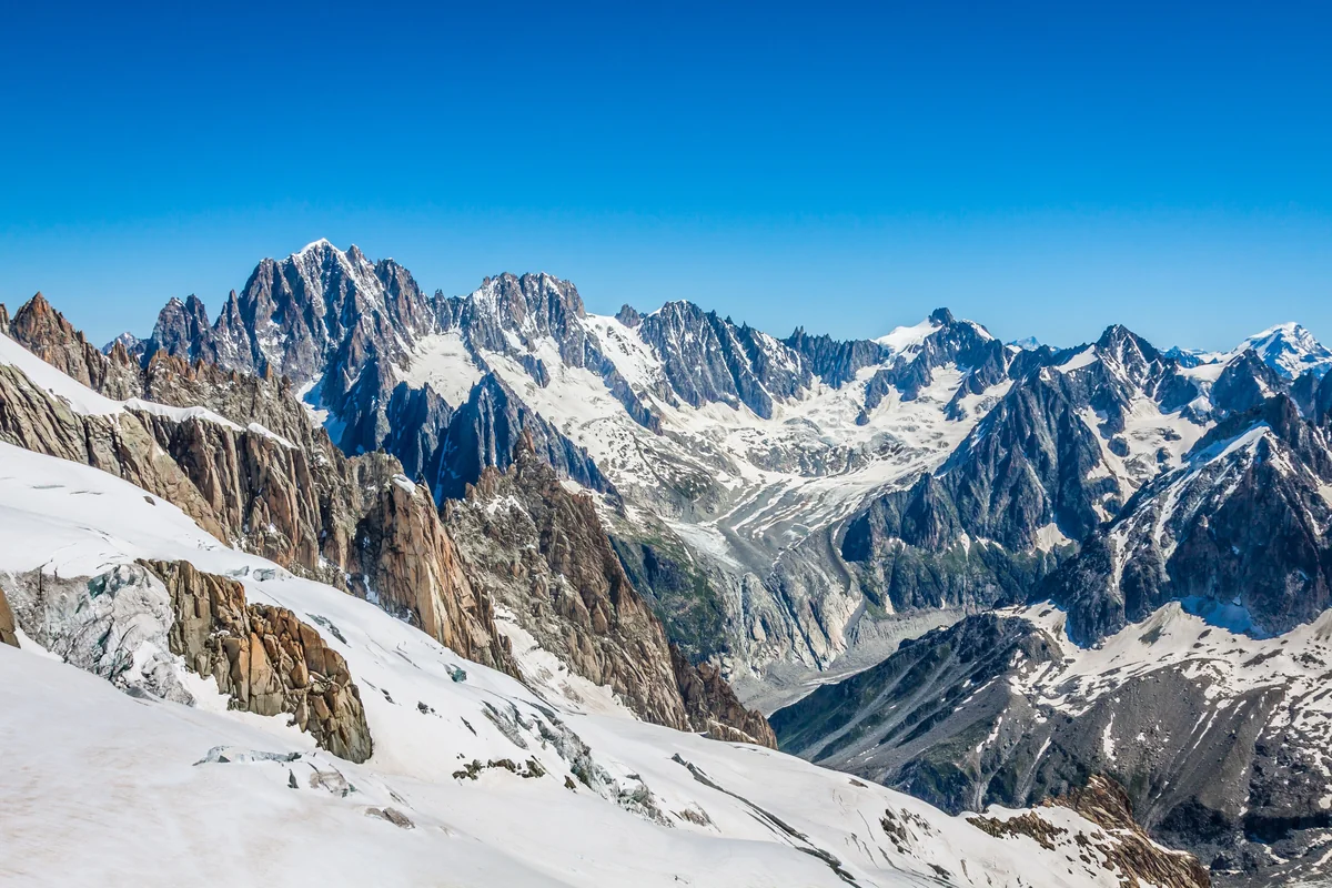 View of Chamonix-Mont-Blanc - a perfect place to relax and enjoy your jacuzzi