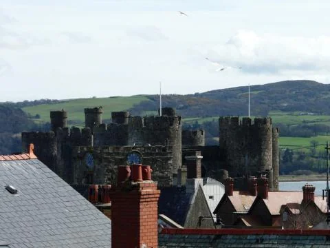 View of Colwyn Bay - a perfect place to relax and enjoy your jacuzzi