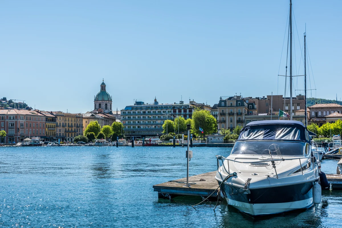 View of Como - a perfect place to relax and enjoy your jacuzzi