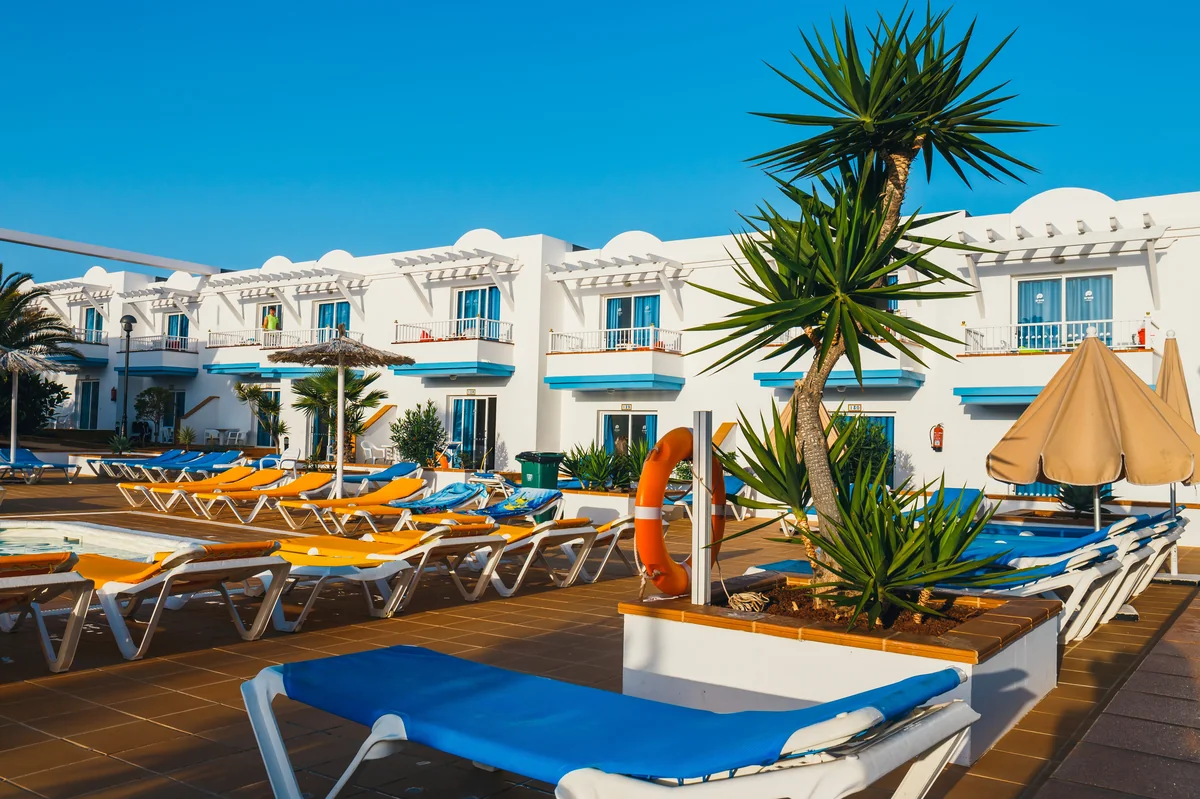 View of Corralejo - a perfect place to relax and enjoy your jacuzzi