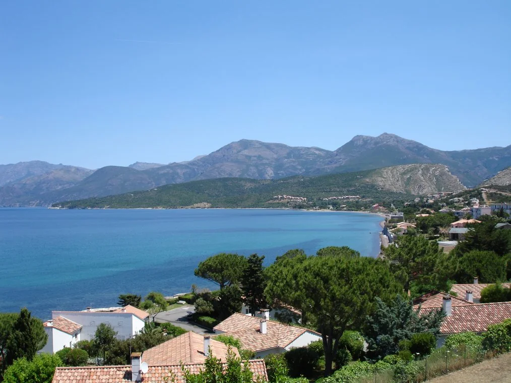 View of Corsica - a perfect place to relax and enjoy your jacuzzi