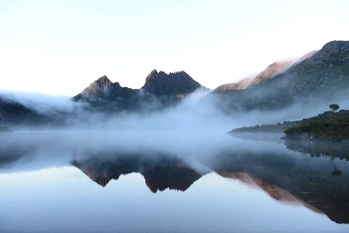 View of Cradle Mountain - a perfect place to relax and enjoy your jacuzzi