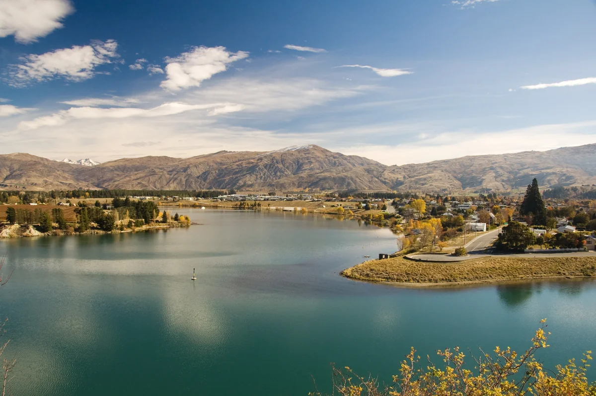 View of Cromwell - a perfect place to relax and enjoy your jacuzzi