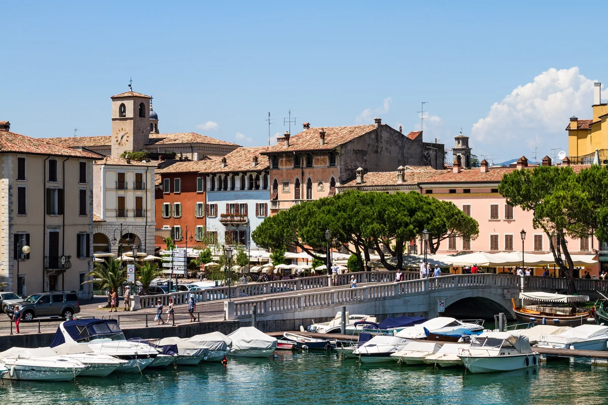 View of Desenzano del Garda - a perfect place to relax and enjoy your jacuzzi