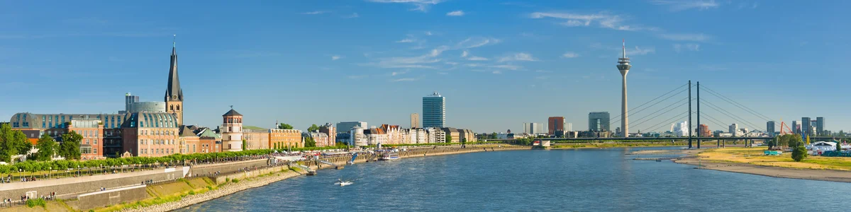 View of Düsseldorf - a perfect place to relax and enjoy your jacuzzi
