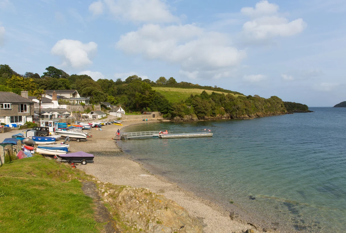 View of Falmouth - a perfect place to relax and enjoy your jacuzzi