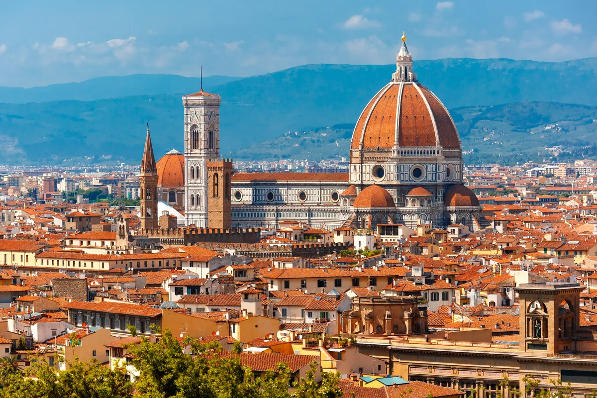 View of Florence - a perfect place to relax and enjoy your jacuzzi