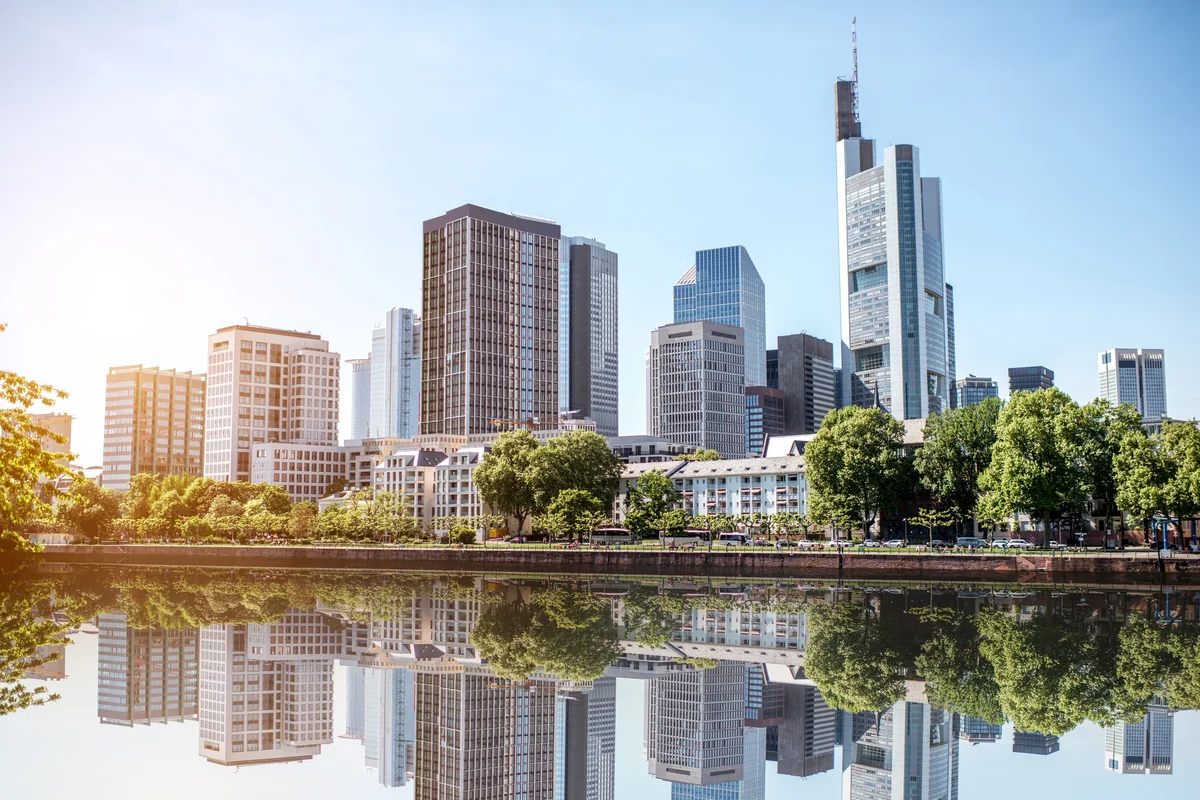View of Frankfurt - a perfect place to relax and enjoy your jacuzzi