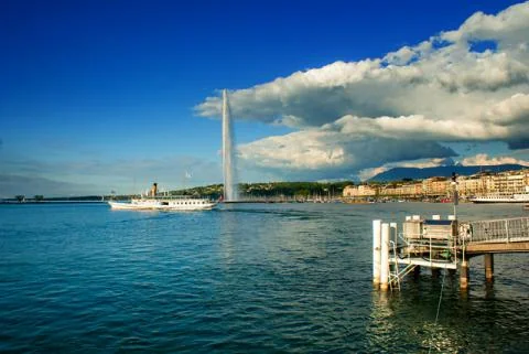 View of Geneva - a perfect place to relax and enjoy your jacuzzi