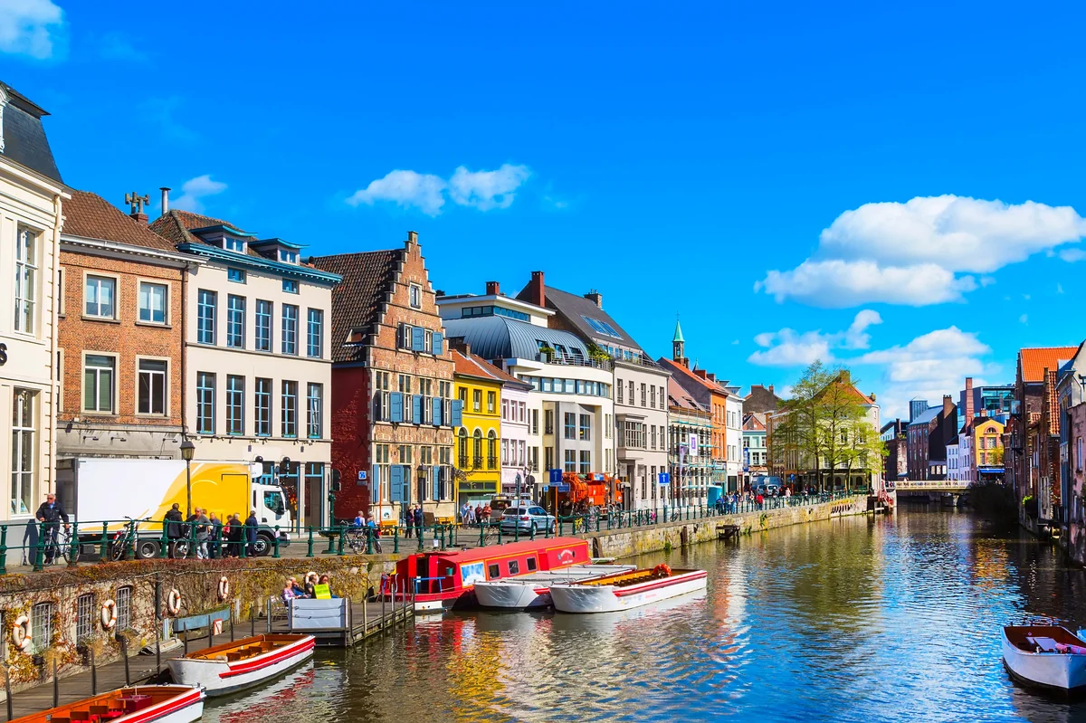 View of Ghent - a perfect place to relax and enjoy your jacuzzi
