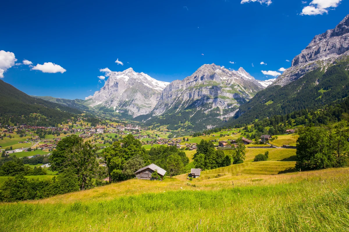 View of Grindelwald - a perfect place to relax and enjoy your jacuzzi