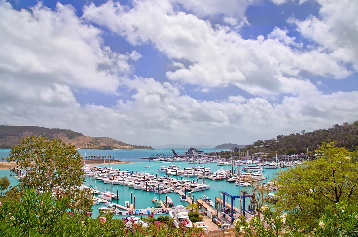 View of Hamilton Island - a perfect place to relax and enjoy your jacuzzi
