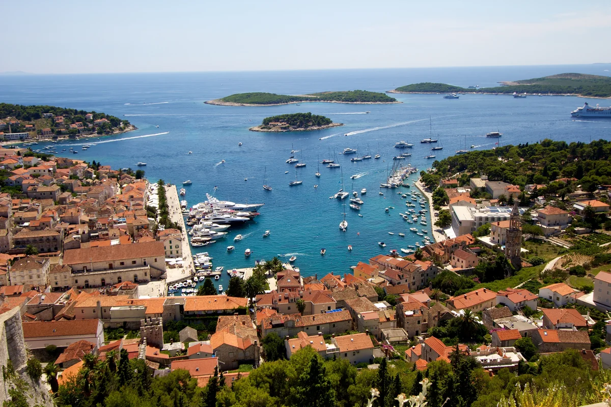 View of Hvar - a perfect place to relax and enjoy your jacuzzi