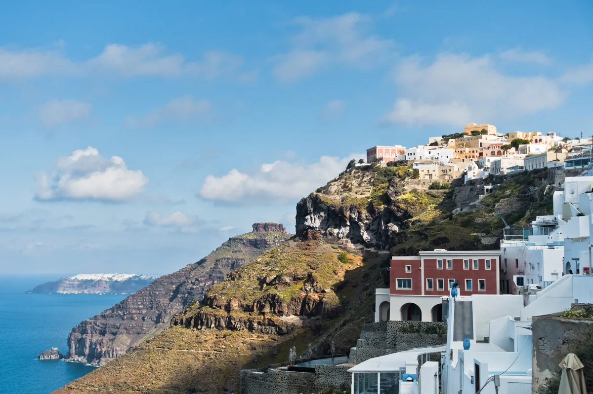 View of Imerovigli - a perfect place to relax and enjoy your jacuzzi