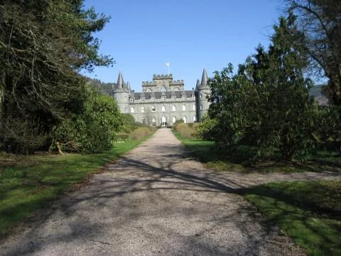 View of Inveraray - a perfect place to relax and enjoy your jacuzzi