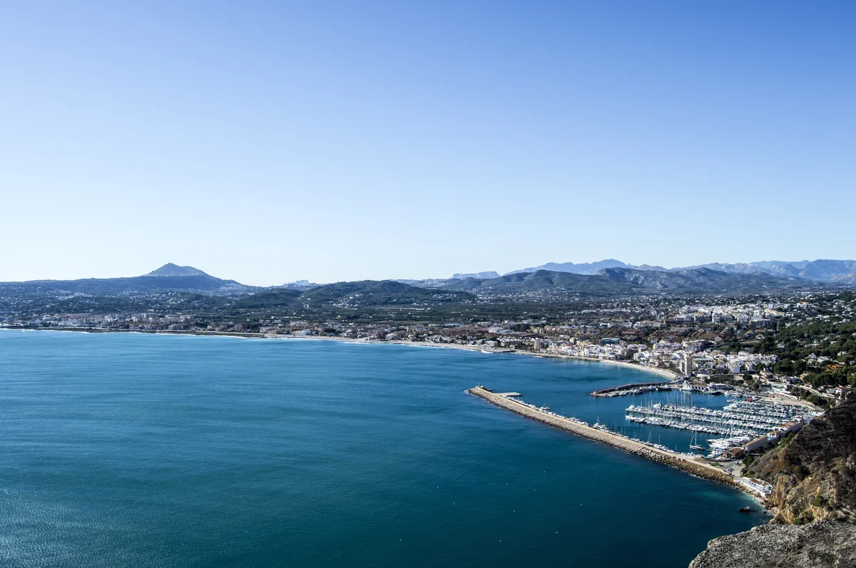 View of Jávea - a perfect place to relax and enjoy your jacuzzi
