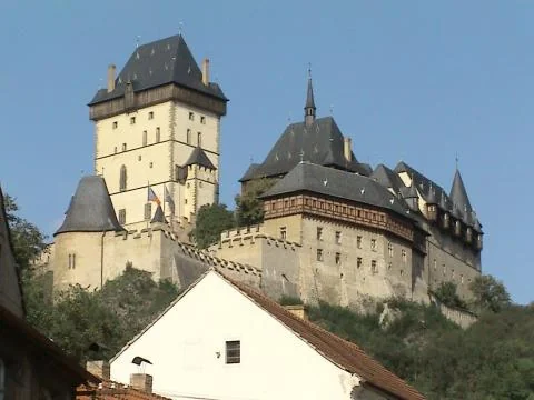 View of Karlštejn - a perfect place to relax and enjoy your jacuzzi