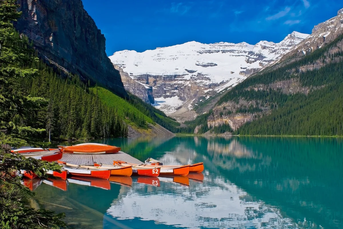 View of Lake Louise - a perfect place to relax and enjoy your jacuzzi