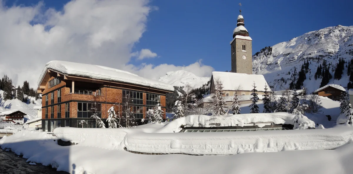 View of Lech am Arlberg - a perfect place to relax and enjoy your jacuzzi
