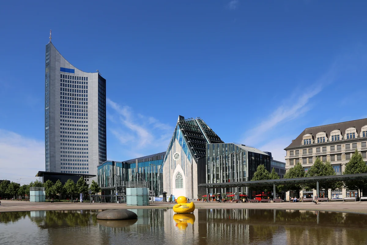 View of Leipzig - a perfect place to relax and enjoy your jacuzzi