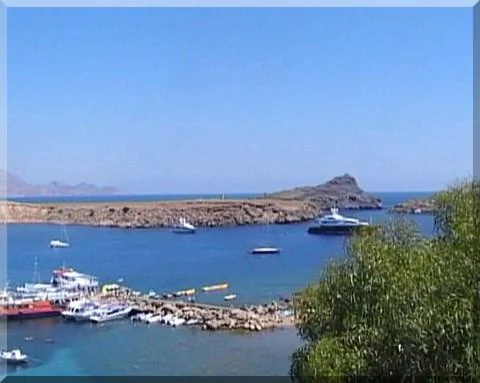 View of Lindos - a perfect place to relax and enjoy your jacuzzi