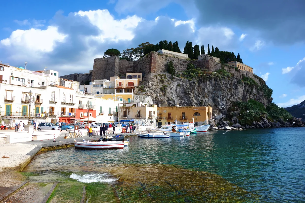 View of Lipari - a perfect place to relax and enjoy your jacuzzi