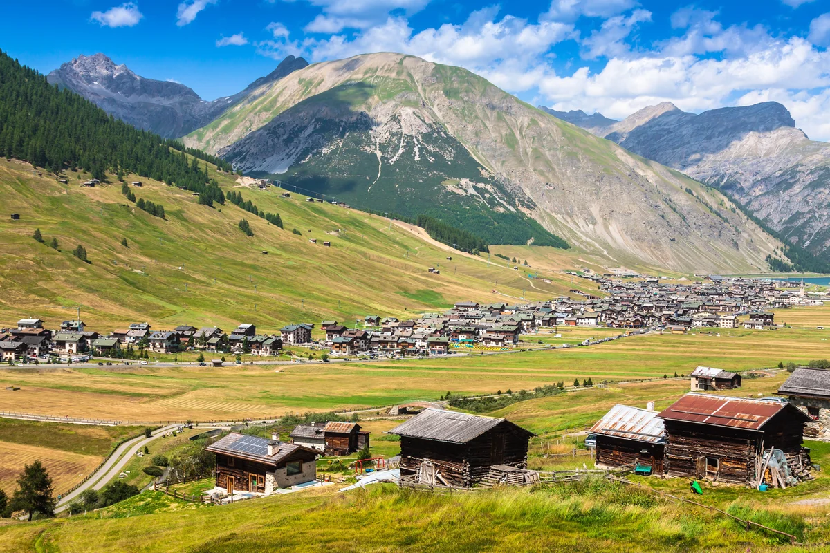View of Livigno - a perfect place to relax and enjoy your jacuzzi