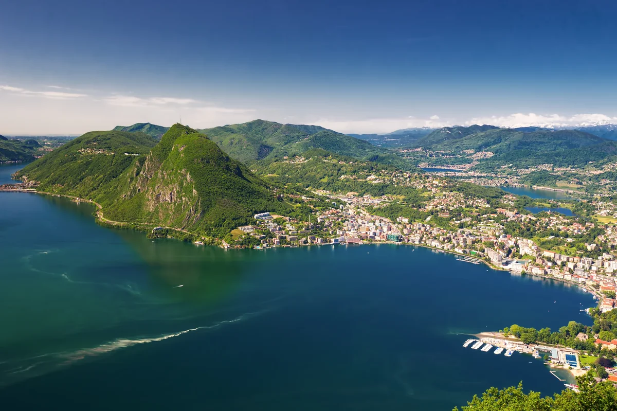 View of Lugano - a perfect place to relax and enjoy your jacuzzi