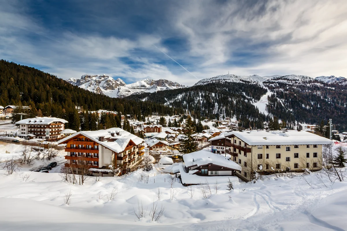 View of Madonna di Campiglio - a perfect place to relax and enjoy your jacuzzi